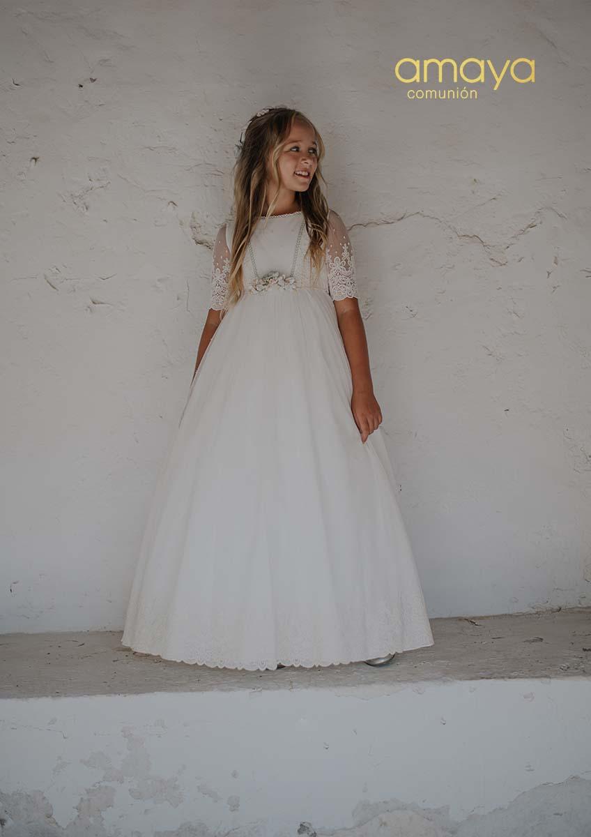 Vestido de Comunión 2027 Amaya modelo 657016MD