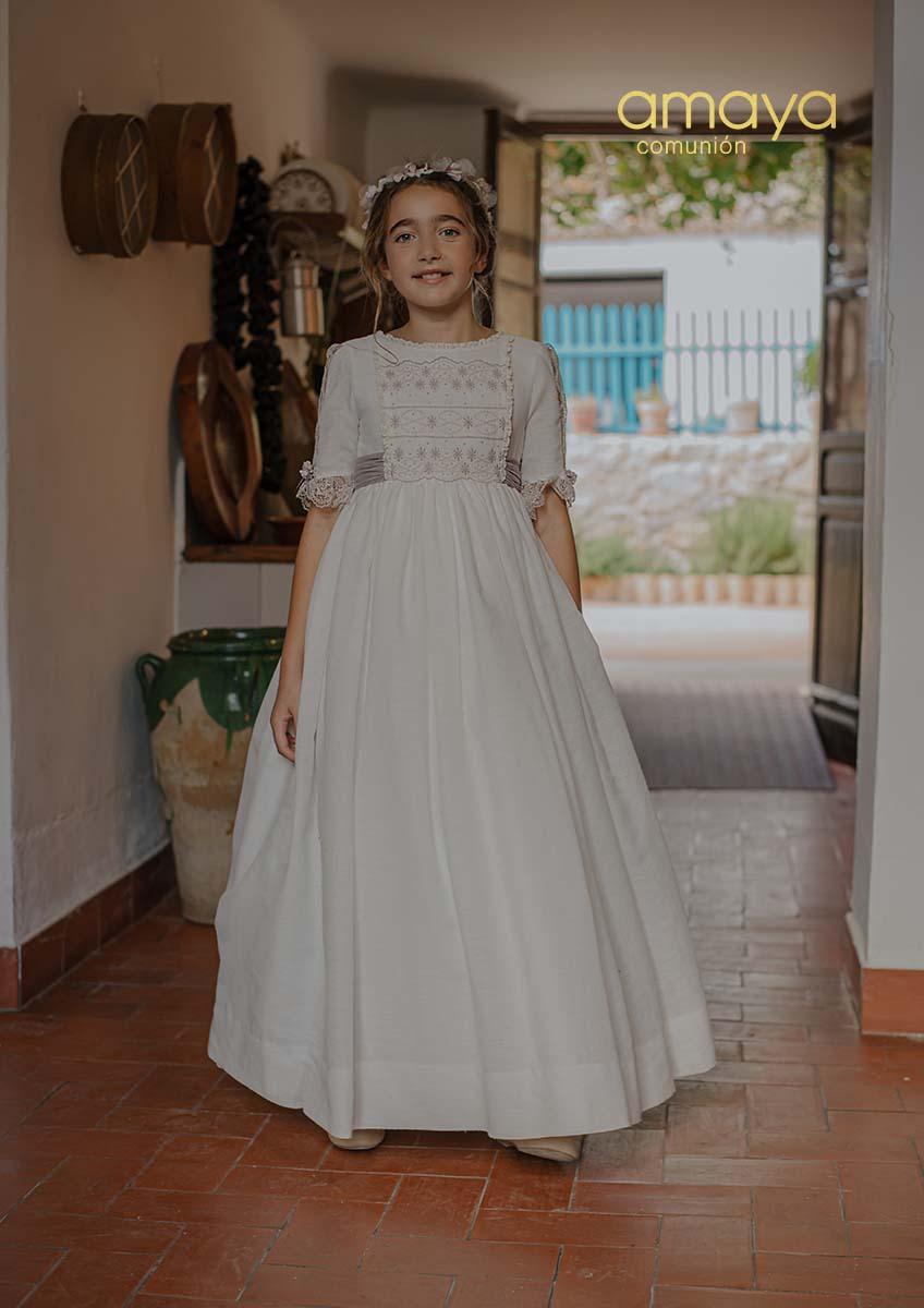 Vestido de Comunión 2027 Amaya modelo 657018MD