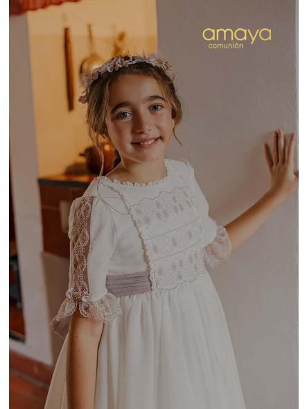 Vestido de Comunión 2027 Amaya modelo 657018MD [1]