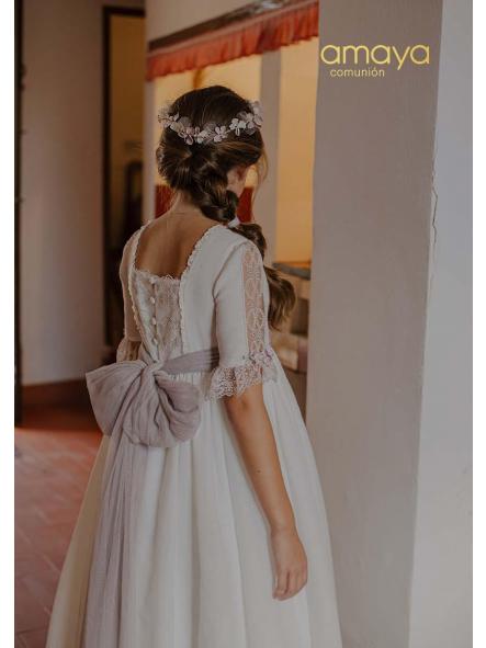 Vestido de Comunión 2027 Amaya modelo 657018MD [2]