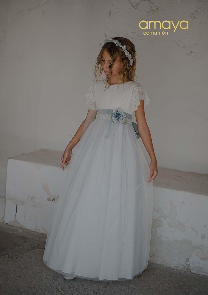 Vestido de Comunión 2027 Amaya modelo 657021MC