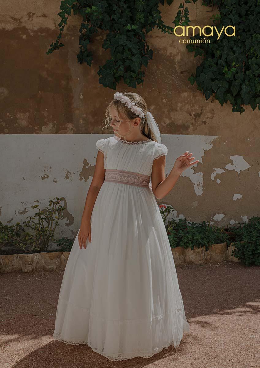 Vestido de Comunión 2027 Amaya modelo 657024MC
