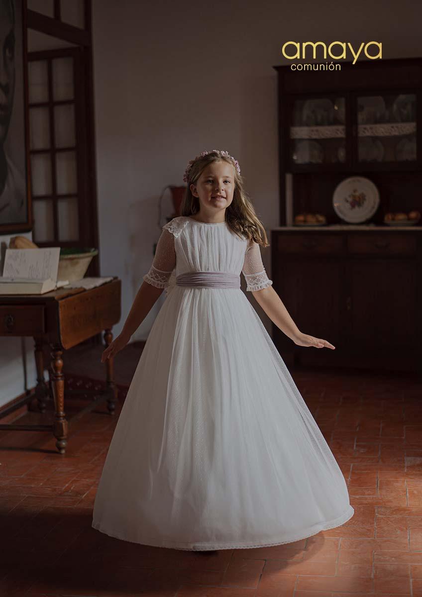 Vestido de Comunión 2027 Amaya modelo 657014MD