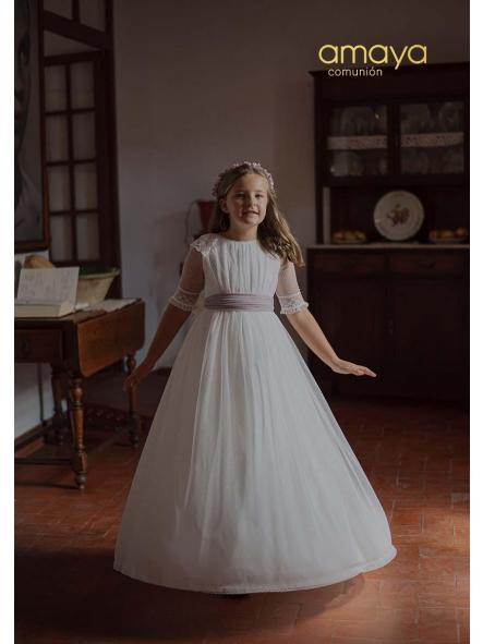 Vestido de Comunión 2027 Amaya modelo 657014MD [0]