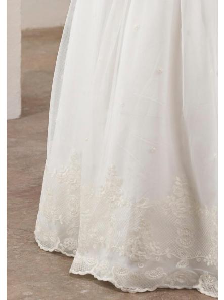 Vestido de Comunión AMAYA 2026 modelo 637013MC crudo-rosa [4]