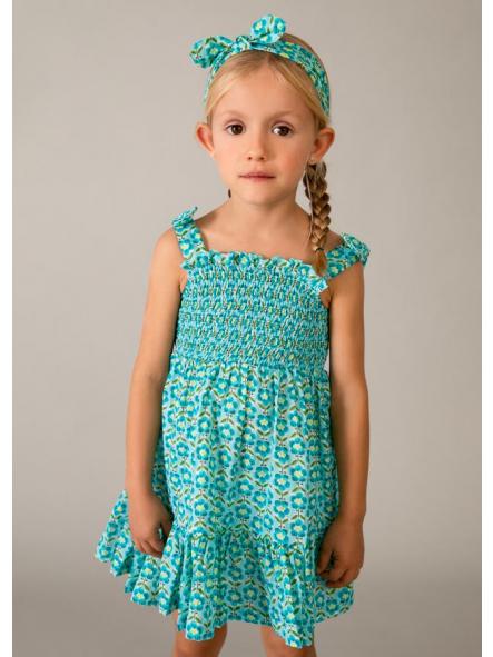 Vestido playero de niña MAYORAL con didema 26-03942-053 [0]