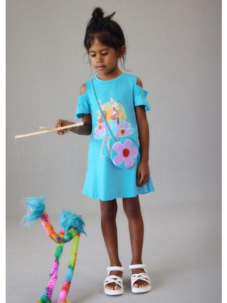 Vestido playero de niña MAYORAL con bolsito 26-03941-011 [1]