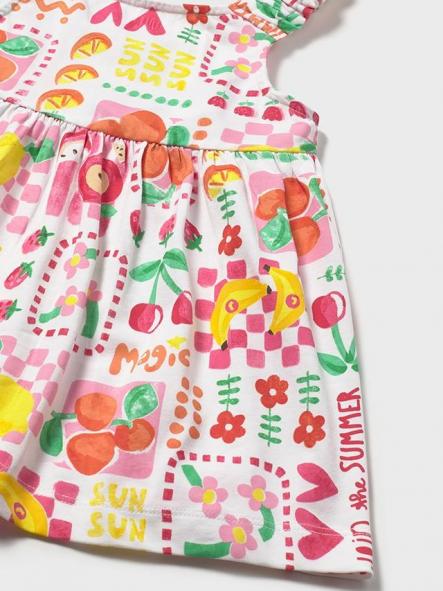 Vestido tirantes bebe niña MAYORAL con braguita hibisco 26-01927-059 [2]