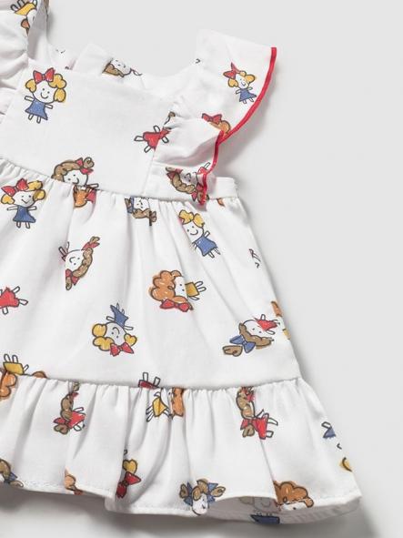 Vesitod de tirantes con braguita bebe MAYORAL newborn lino 26-01812-024 [2]