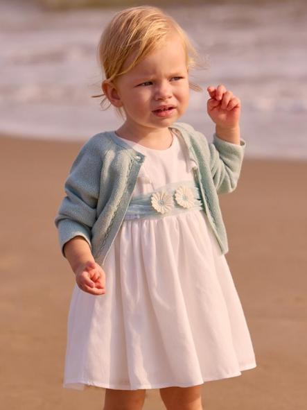 Vestido de bebe ceremonia MAYORAL fajín tul 26-01903-042 [0]