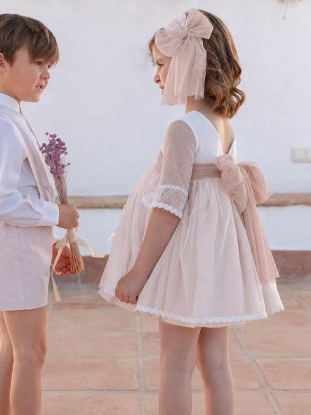 Vestido de Ceremonia y Arras niña EVA MARTINEZ ARTESANIA modelo 401211 v2 [1]