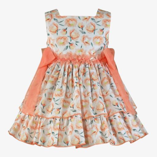 Vestido de vestir de tirantes para niña MIRANDA estampado flores 229V [2]