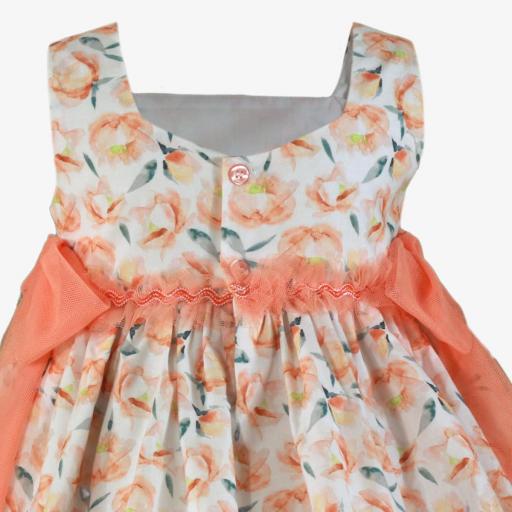 Vestido de vestir de tirantes para niña MIRANDA estampado flores 229V [3]