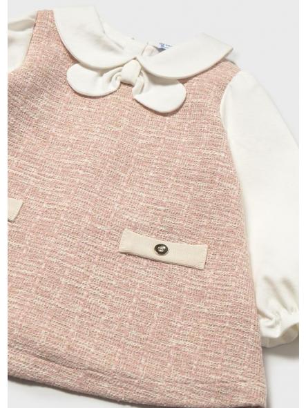 Vestido de manga larga bebe niña MAYORAL combinado 16-02948-029 [3]