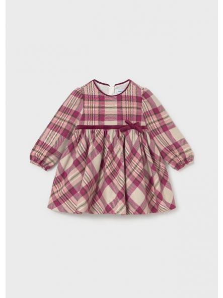 Vestido de manga larga bebe niña MAYORAL cuadros 16-02944-021 [1]