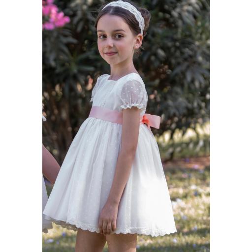 Vestido de Ceremonia y Arras niña EVA MARTINEZ ARTESANIA modelo 38511CBG [3]