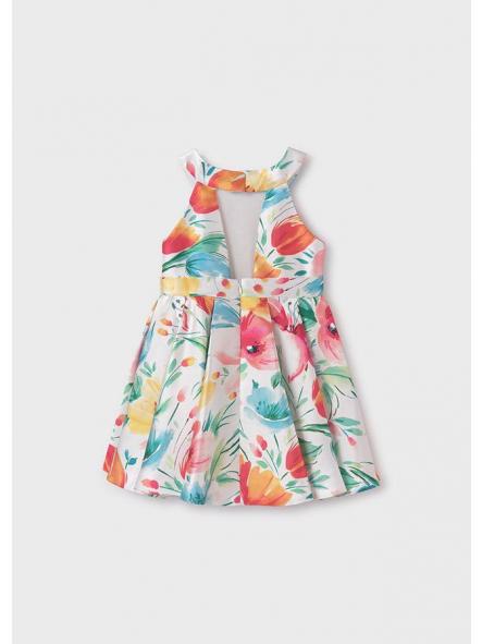 Vestido de ceremonia niña ABEL Y LULA mikado estampado tulipanes 5097 [3]