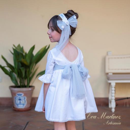 Vestido de Ceremonia y Arras niña EVA MARTINEZ ARTESANIA modelo 36311 [1]