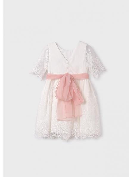 Vestido de ceremonia niña ABEL Y LULA guipur bordado 5080 [3]