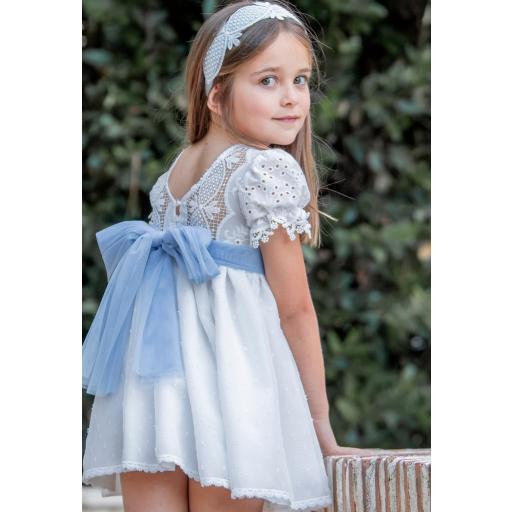 Vestido de Ceremonia y Arras niña EVA MARTINEZ ARTESANIA modelo 38911CBG [3]