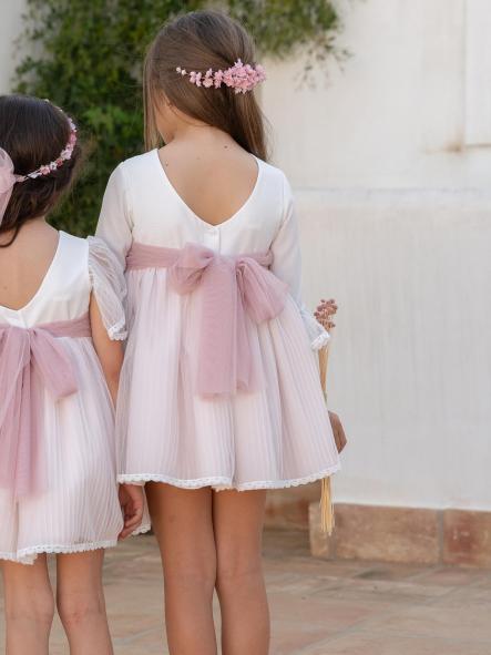 Vestido de Ceremonia y Arras niña EVA MARTINEZ ARTESANIA modelo 40511 [5]