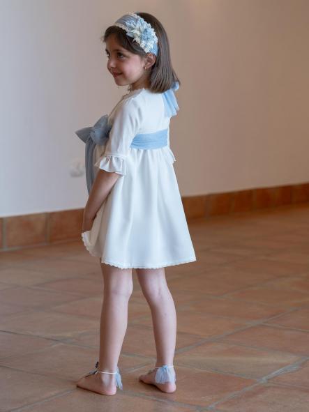 Vestido de Ceremonia y Arras niña EVA MARTINEZ ARTESANIA modelo 401111 [1]