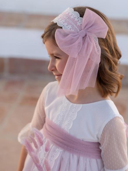 Vestido de Ceremonia y Arras niña EVA MARTINEZ ARTESANIA modelo 401211 [4]