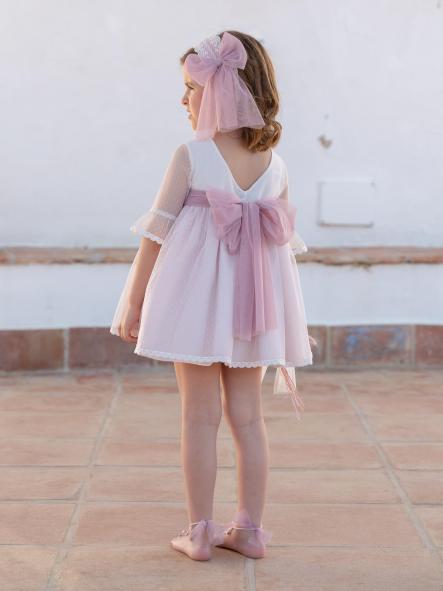 Vestido de Ceremonia y Arras niña EVA MARTINEZ ARTESANIA modelo 401211 [1]
