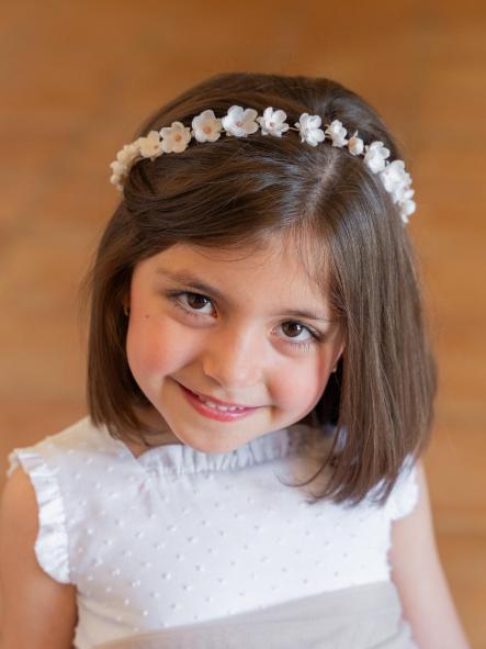 Vestido de Ceremonia y Arras niña EVA MARTINEZ ARTESANIA modelo 40711 [6]