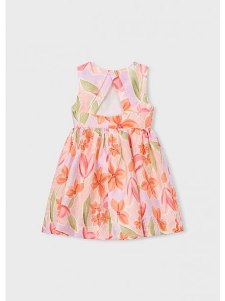 Vestido tirantes de niña MAYORAL estampado lino 26-03913-077 [2]