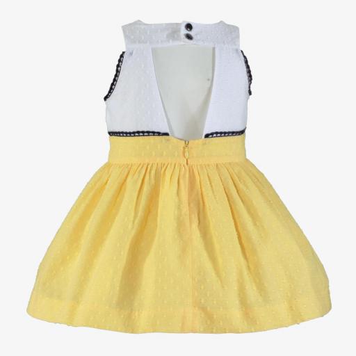 Vestido de vestir de tirantes para niña MIRANDA plumeti 241V [2]