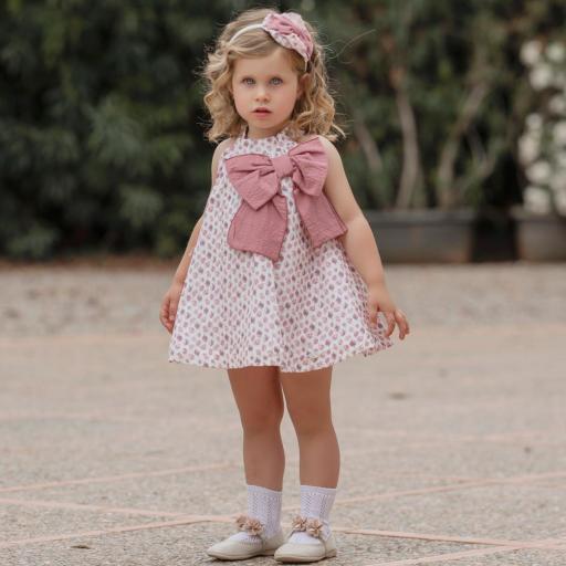 Vestido de sisa para niña MIRANDA estampado frutas 254-V