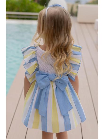 Vestido de niña de tirantes MIRANDA modelo 238-V [6]