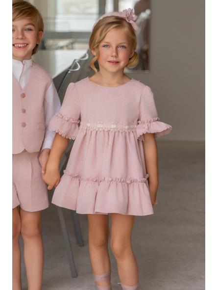 Vestido niña de media manga MIRANDA modelo 240-V [2]