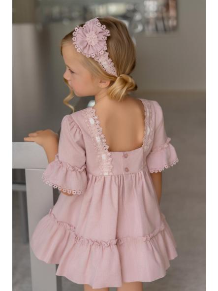 Vestido niña de media manga MIRANDA modelo 240-V [1]