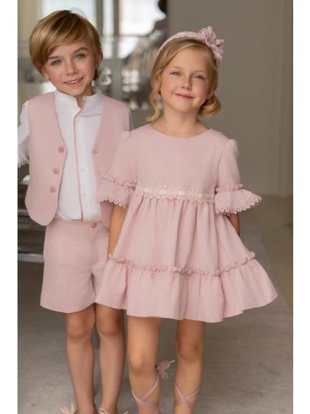 Vestido niña de media manga MIRANDA modelo 240-V [5]