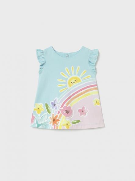 Vestido de tirantes playero bebe niña MAYORAL newborn 26-01810-023