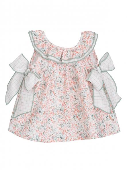 Vestido de tirantes bebe niña CALAMARO modelo 21325 Mumbai [1]