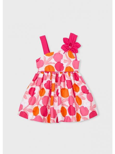 Vestido tirantes de niña MAYORAL asimétrico 26-03924-090 [1]