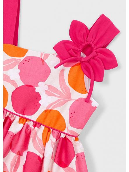 Vestido tirantes de niña MAYORAL asimétrico 26-03924-090 [3]