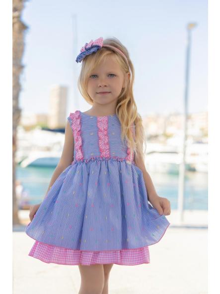 Vestido de niña de tirantes MIRANDA modelo 246-V [0]