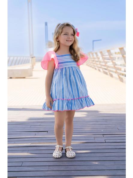 Vestido de niña de tirantes MIRANDA modelo 617-V [6]