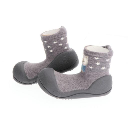 Zapato bebe ATTIPAS grey owl [1]