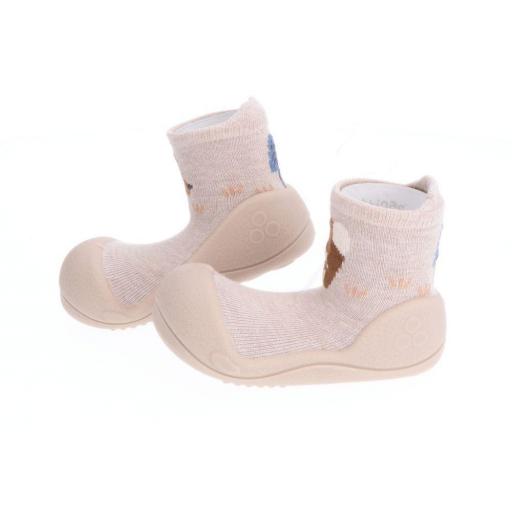 Zapato bebe ATTIPAS beige fox [1]