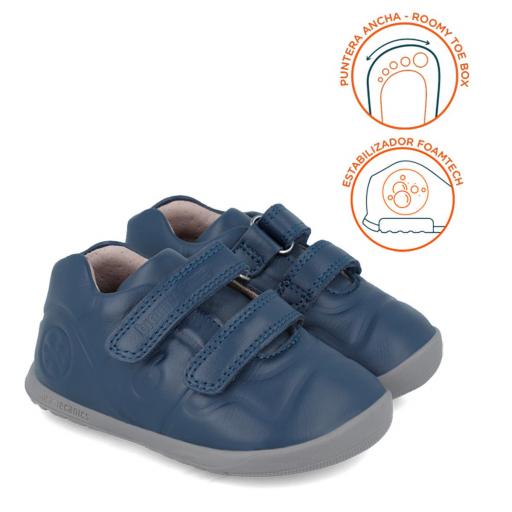 Deportiva para bebe niño BIOMECANICS respetuso piel marino