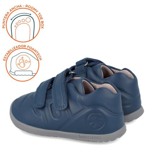 Deportiva para bebe niño BIOMECANICS respetuso piel marino [1]