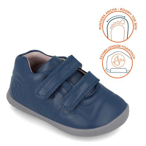 Deportiva para bebe niño BIOMECANICS respetuso piel marino [2]