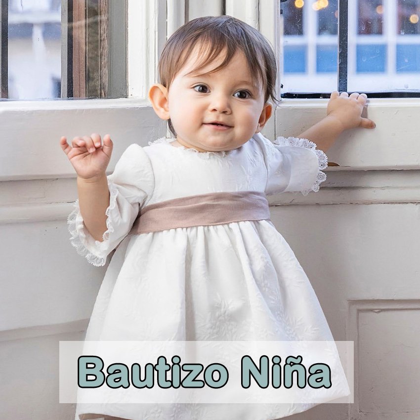 Ropa para bautizo de niña