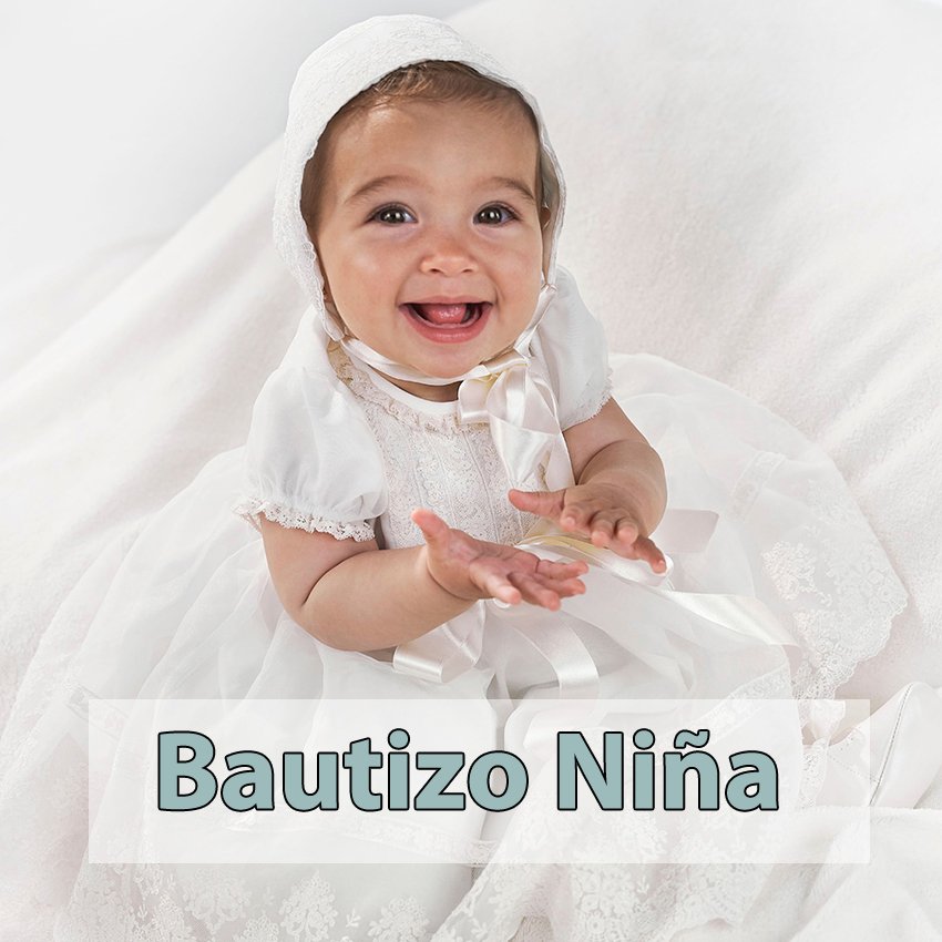 Ropa para bautizo de niña