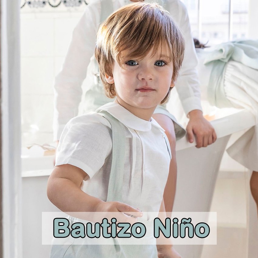 Ropa de Bautizo para niño